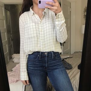 Plaid / Grid blouse